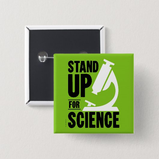 Setzen Sie sich für das Wissenschaftsmikroskop ein Button (Vorne & Hinten)