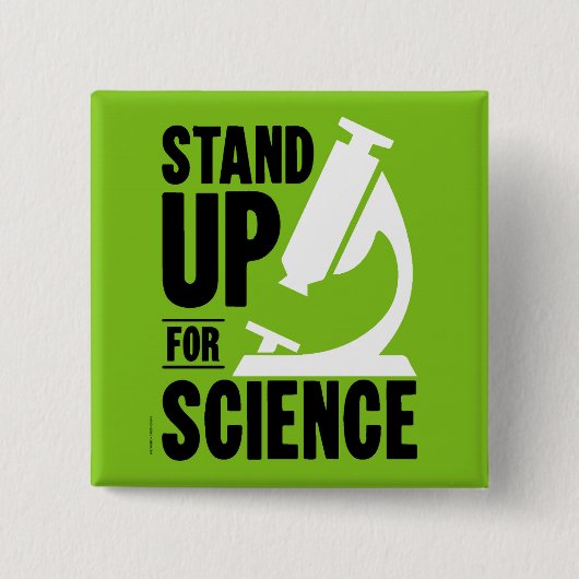 Setzen Sie sich für das Wissenschaftsmikroskop ein Button (Vorderseite)