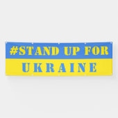 Setzen Sie sich für die Ukraine Banner Unterstützu (Horizontal)
