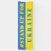 Setzen Sie sich für die Ukraine Banner Unterstützu (Vertikal)