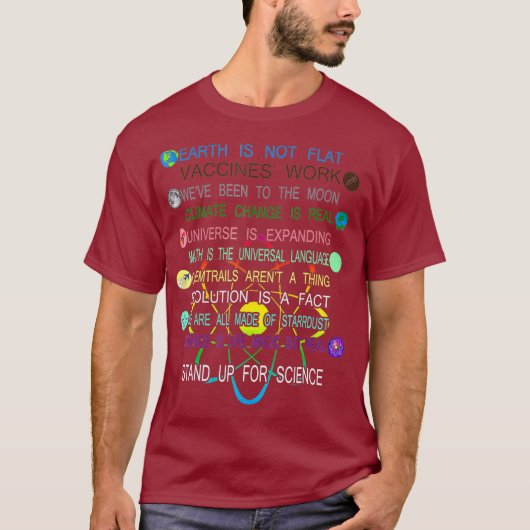 Setzen Sie sich für Science Cool Pro Science Graph T-Shirt (Vorderseite)
