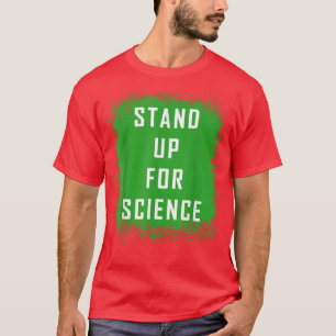 Setzen Sie sich für Wissenschaft ein Ende fossiler T-Shirt