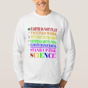 Setzen Sie sich für Wissenschaft und Wahrheit ein T-Shirt