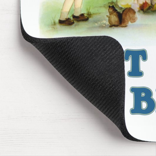 Setzen Sie sich heraus für Vögel (Kinder) Mousepad (Ecke)