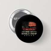Setzen Sie sich mit Donald Trump 2024-Unterstützun Button (Vorne & Hinten)
