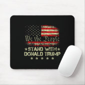 Setzen Sie sich mit Donald Trump 2024-Unterstützun Mousepad (Mit Mouse)