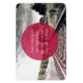 Setzen Sie sich nicht | Motivierend Angebot Magnet (Vertikal)