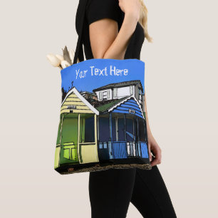 Setzen Sie Sommerküste-Foto der blauen Himmel der Tasche
