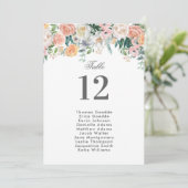 Setzendes Diagramm der Einladung (Stehend Vorderseite)