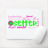 Setzer-Merkmale Mousepad (Mit Mouse)