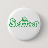 Setzer-Volleyball Button (Vorderseite)