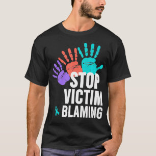 Seual Assault    AwarenessStopp Victim Anklage Pre T-Shirt