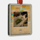 Seufzer. Iz bohrte Ornament Aus Metall (Rechts)