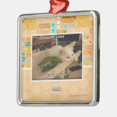 Seufzer. Iz bohrte Ornament Aus Metall (Links)