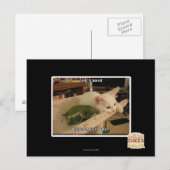 Seufzer. Iz bohrte Postkarte (Vorne/Hinten)