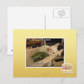Seufzer. Iz bohrte Postkarte (Vorne/Hinten)