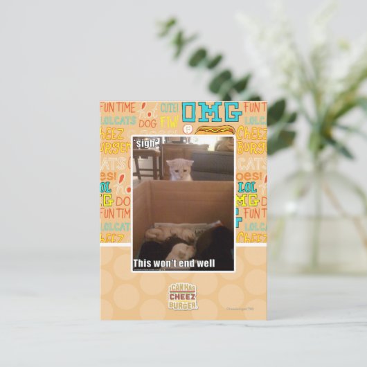 Seufzer Postkarte (Stehend Vorderseite)