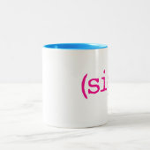 (Seufzer) Zweifarbige Tasse (Mittel)