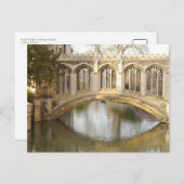 Seufzerbrücke, Cambridge, England Postkarte (Vorne/Hinten)