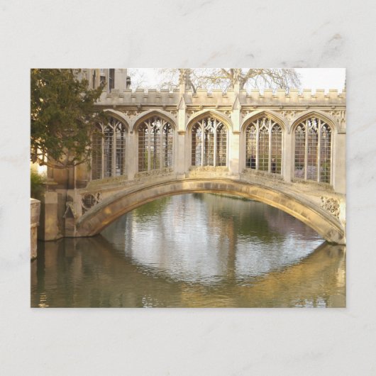 Seufzerbrücke, Cambridge, England Postkarte (Vorderseite)