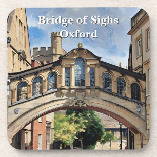 Seufzerbrücke in Oxford Akrylgemälde Getränkeuntersetzer