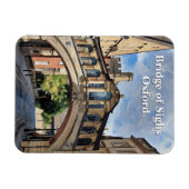 Seufzerbrücke in Oxford Akrylgemälde Magnet (Horizontal)