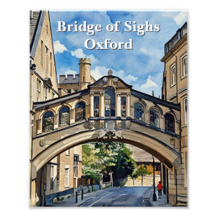 Seufzerbrücke in Oxford Fotodruck