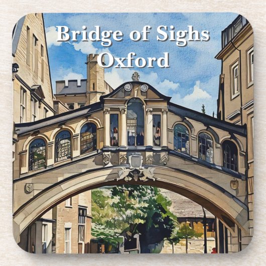 Seufzerbrücke in Oxford Getränkeuntersetzer (Vorderseite)