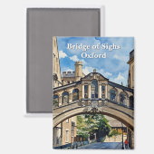 Seufzerbrücke in Oxford Magnet (Vorderseite/Rückseite)