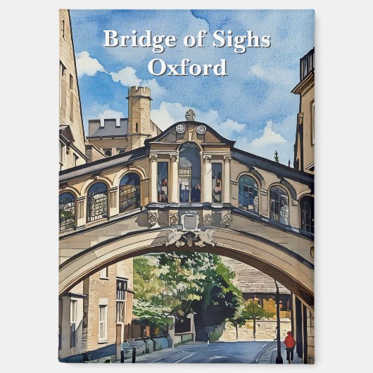 Seufzerbrücke in Oxford Magnet (Vorderseite)