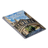 Seufzerbrücke in Oxford Notizblock (Rechte Seite)