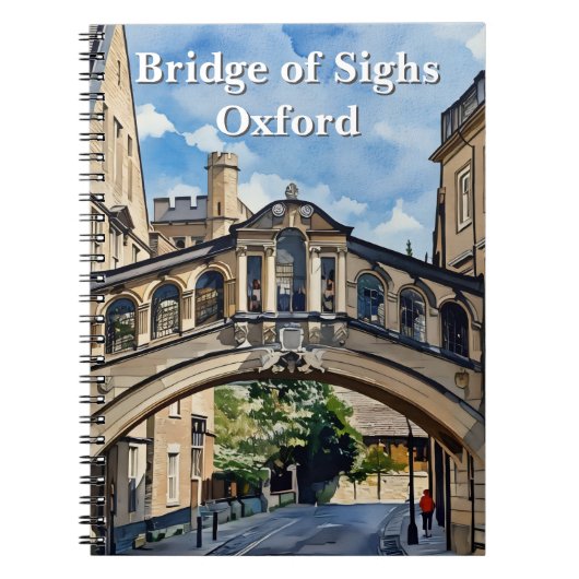 Seufzerbrücke in Oxford Notizblock (Vorderseite)
