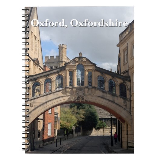 Seufzerbrücke in Oxford Notizblock (Vorderseite)