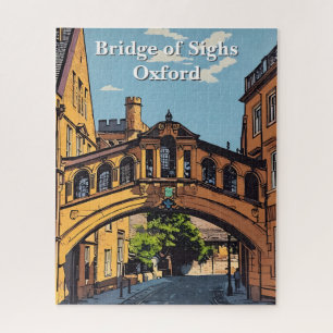 Seufzerbrücke in Oxford Poster Paint Puzzle