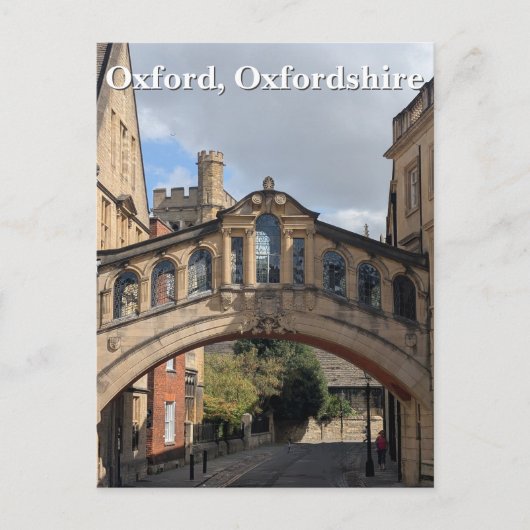 Seufzerbrücke in Oxford Postkarte (Vorderseite)