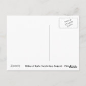 Seufzerbrücke Postkarte (Rückseite)