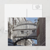 Seufzerbrücke, Venedig 2 Postkarte (Vorne/Hinten)