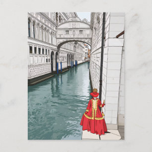 Seufzerbrücke Venedig Ansichtskarte Postkarte
