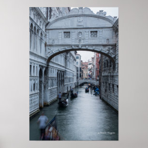 Seufzerbrücke Venedig Foto Print Poster
