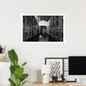 Seufzerbrücke - Venedig/Italien Poster (Heimbüro)