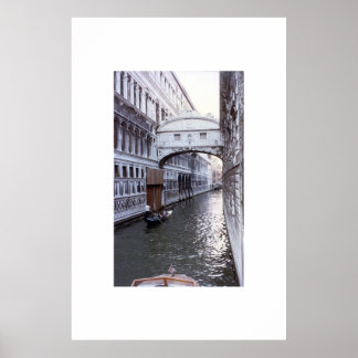 Seufzerbrücke - Venedig Italien Poster