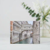 Seufzerbrücke Venedig Italien Postkarte (Stehend Vorderseite)