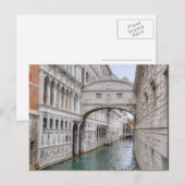 Seufzerbrücke Venedig Italien Postkarte (Vorne/Hinten)