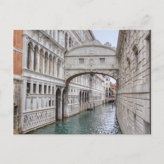 Seufzerbrücke Venedig Italien Postkarte (Vorderseite)