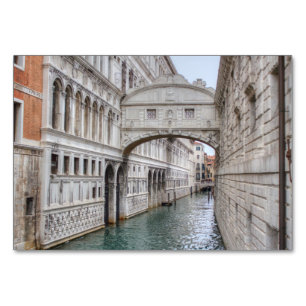Seufzerbrücke Venedig Italien Tischnummer