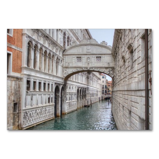 Seufzerbrücke Venedig Italien Tischnummer (Vorderseite)