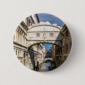 Seufzerbrücke, Venezia, Italien Button (Vorderseite)