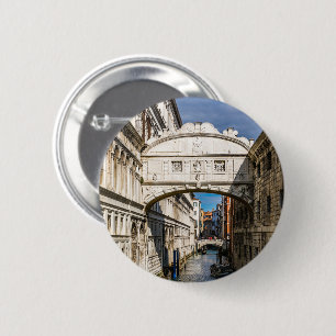 Seufzerbrücke, Venezia, Italien Button