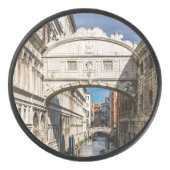 Seufzerbrücke, Venezia, Italien Eishockey Puck (Vorderseite)