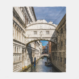 Seufzerbrücke, Venezia, Italien Fleecedecke